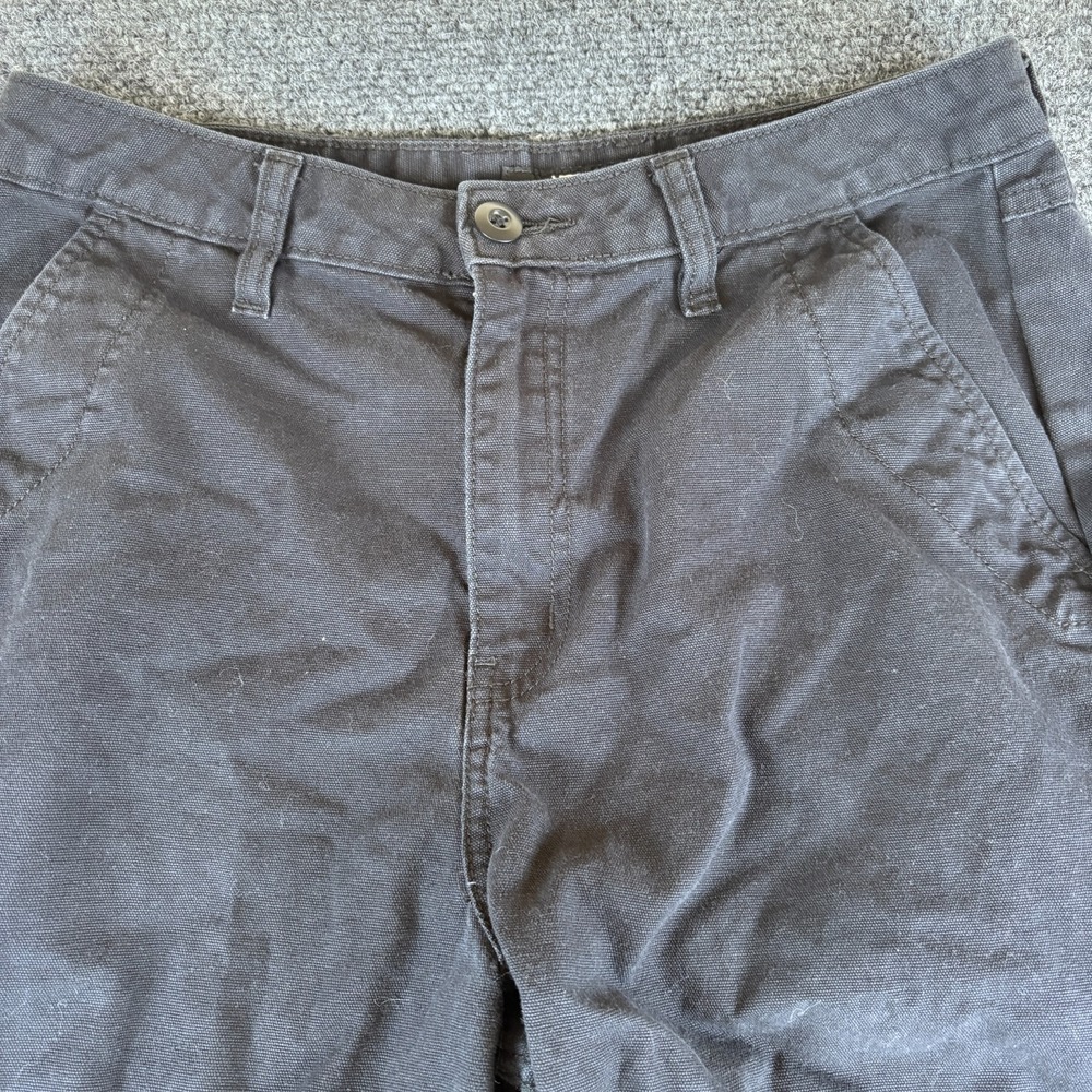Vans Carpenter Pants Mens 28x27 Black Canvas Cotton Mid‎ Rise Skate Workwear
